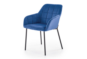 Židle K305 černý / tmavě modrý