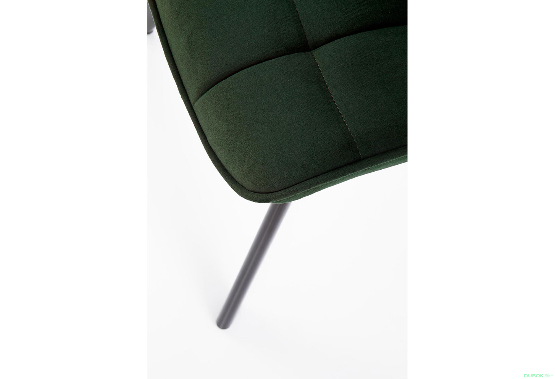 Фото 8 - Židle K332 černý kov / tmavý zelený