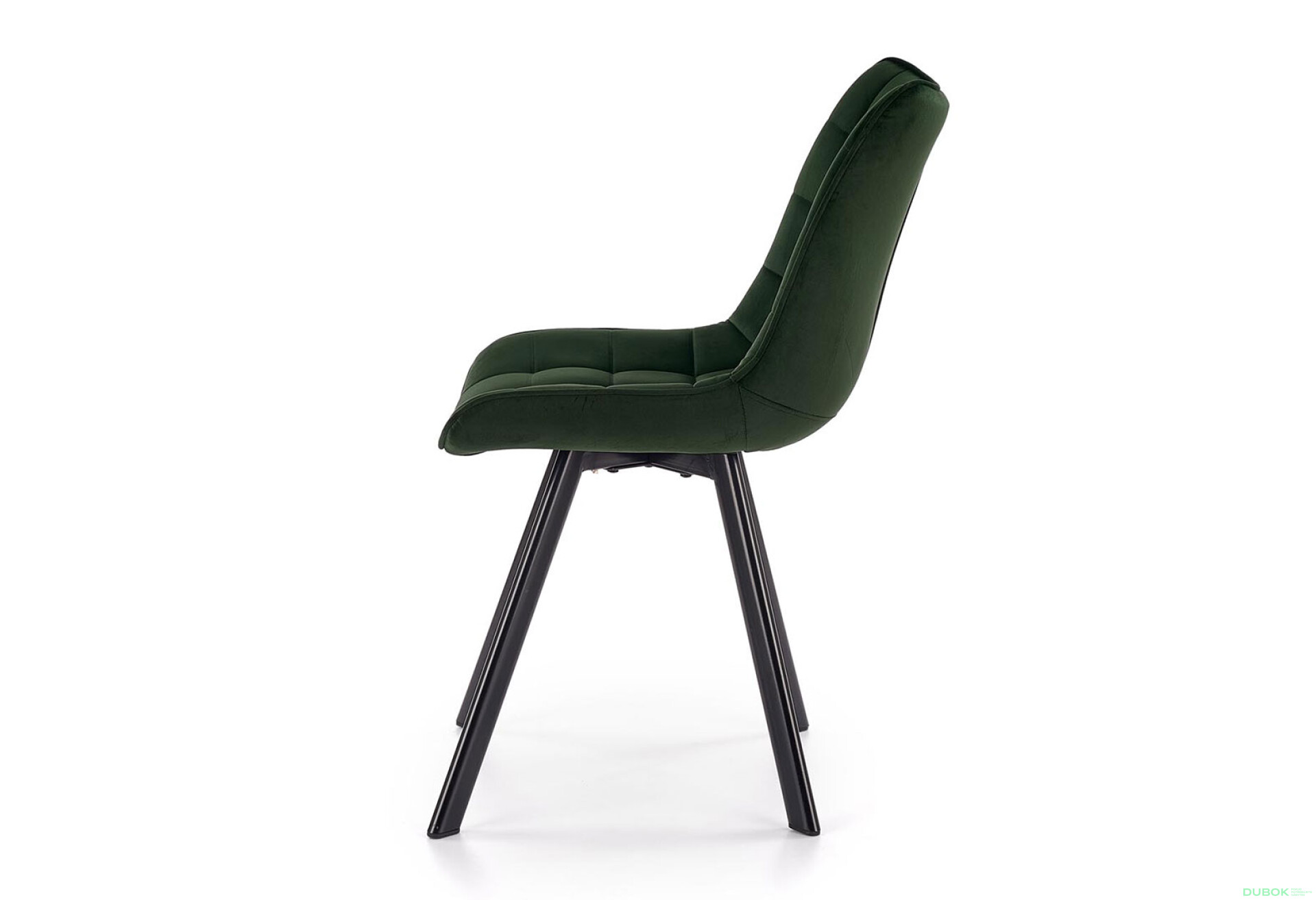 Фото 3 - Židle K332 černý kov / tmavý zelený