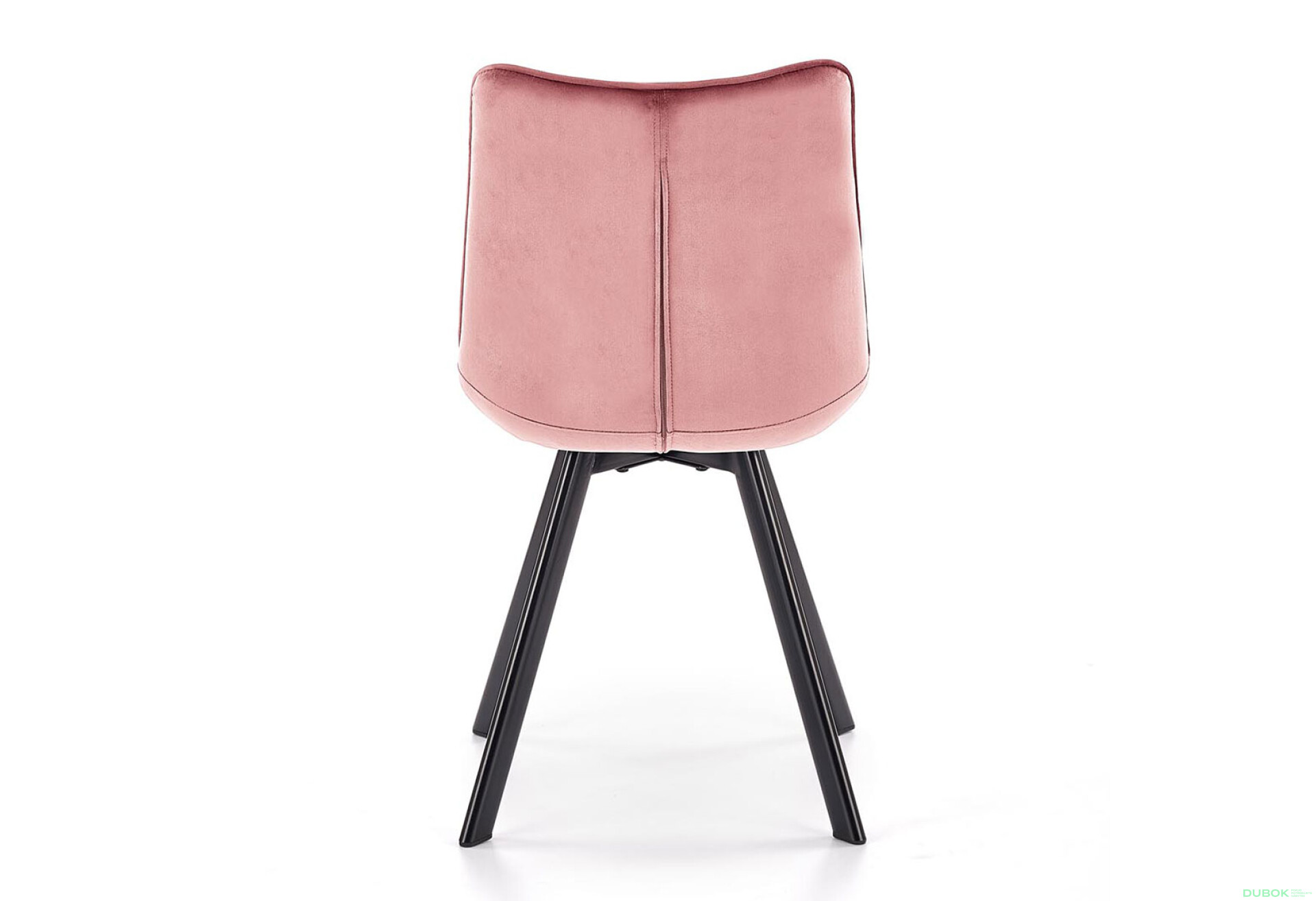 Фото 5 - Židle K332 černý kov / růžová látka