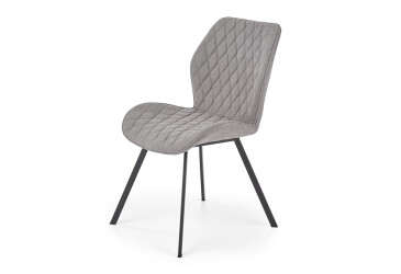 Židle K360 chrom, tkanina popel