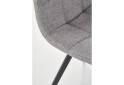 Фото 9 - Židle K402 černý kov / látka popel