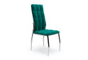 Фото 2 - Židle K416 chrom / látka tmavě zelená