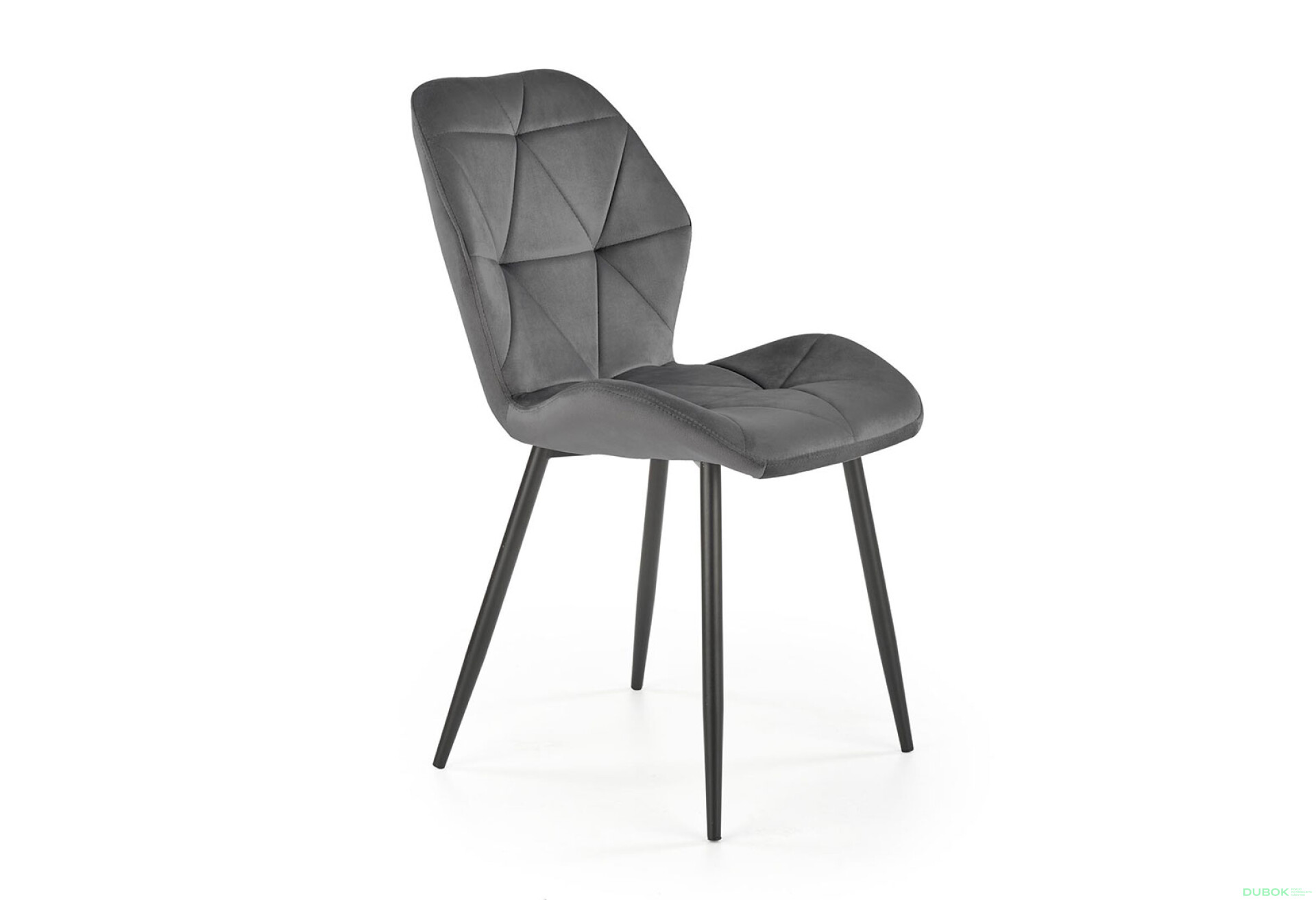 Фото 3 - Židle K453 černý kov / látka popel