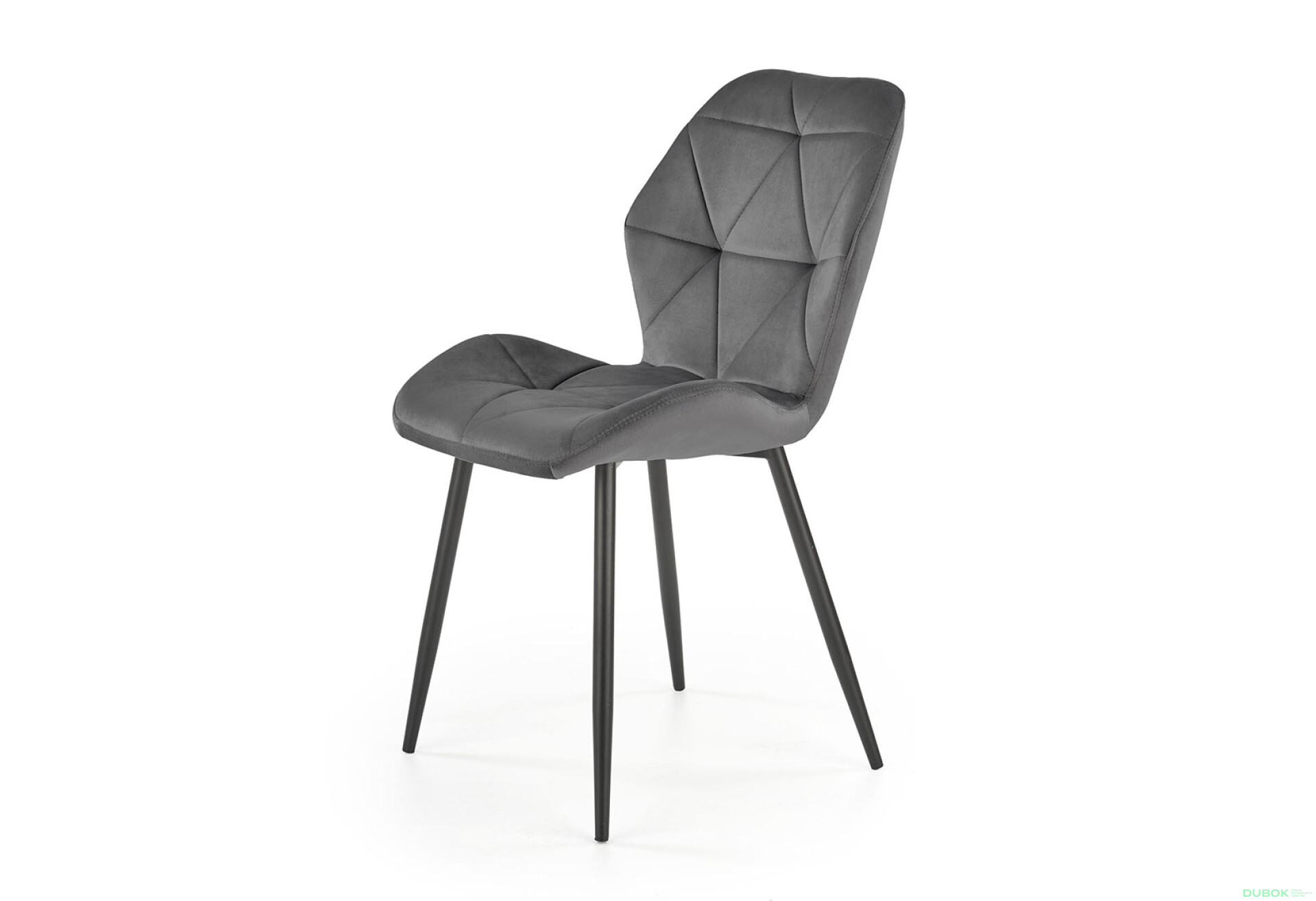 Фото 1 - Židle K453 černý kov / látka popel