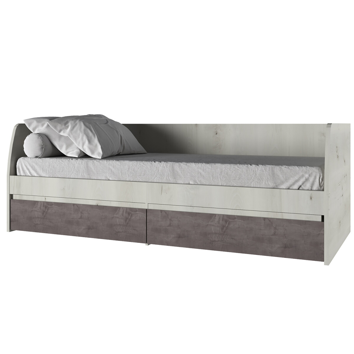 

Postel 2s/90x200 polární olše / onyx Nonell