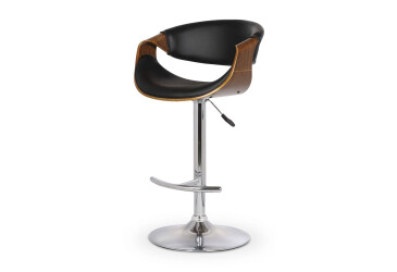 Barová židle H100 ořechový / černý