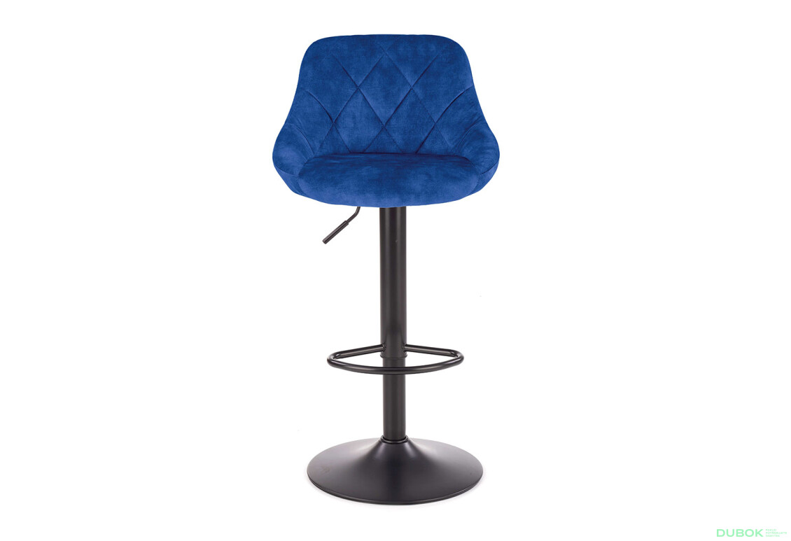 Фото 2 - Barová židle H101 tmavě modrá