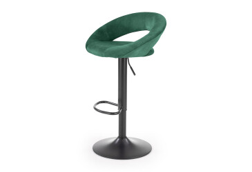 Barová židle H102 tmavě zelená