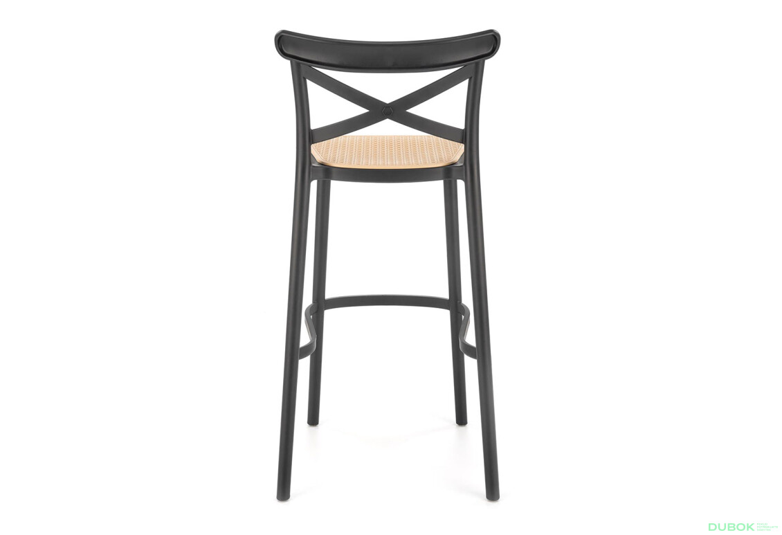 Фото 6 - Barová židle H111 černý / přírodní