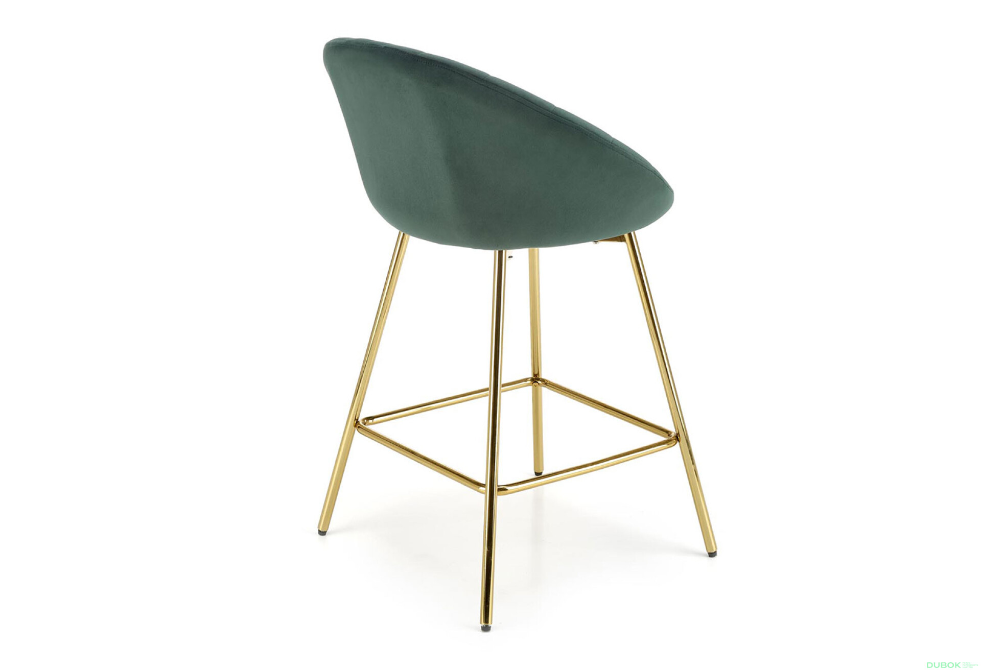 Фото 6 - Barová židle H112 zlatá / zelená