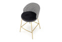 Фото 8 - Barová židle H113 zlatá / černá, bílá