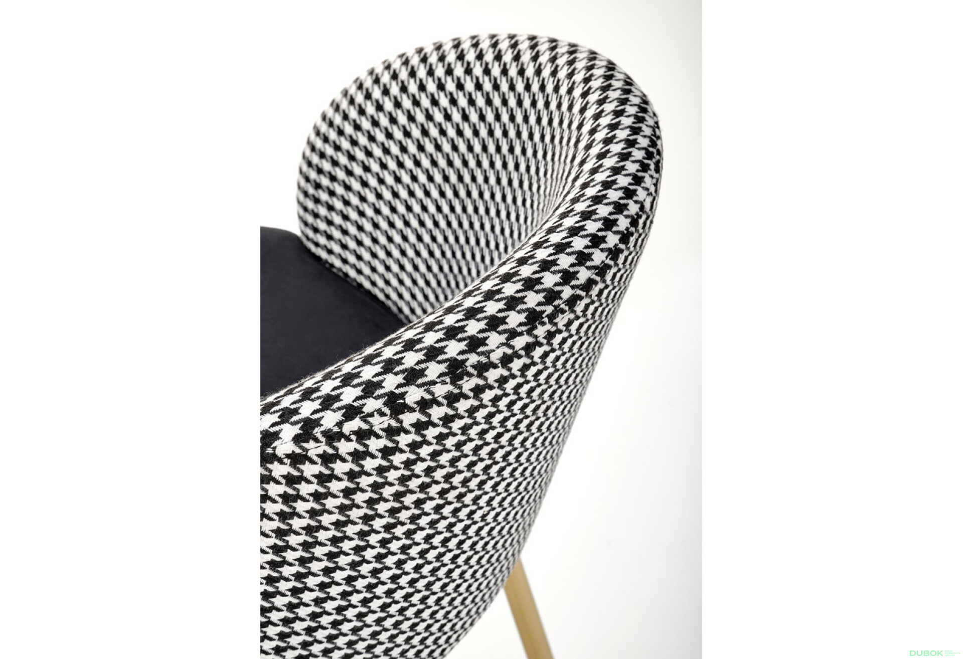 Фото 11 - Barová židle H113 zlatá / černá, bílá