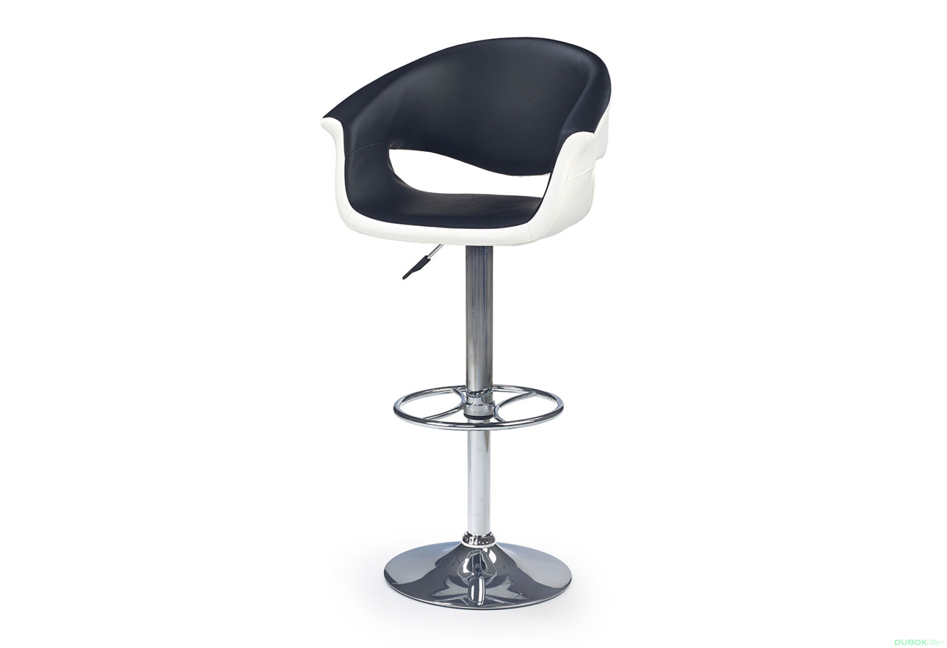 Фото 1 - Barová židle H46 bílý / černý