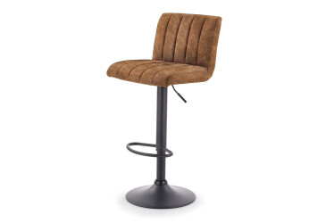 Barová židle H89 černý / hnědý