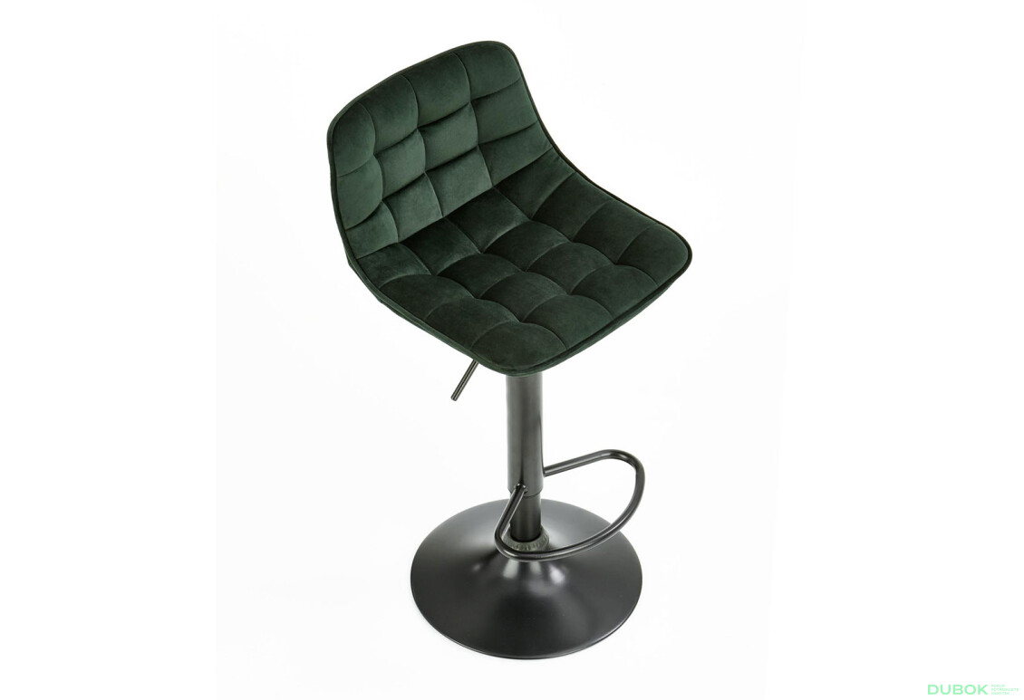 Фото 7 - Barová židle H95 tmavě zelený