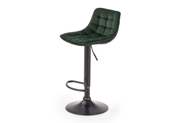 Barová židle H95 tmavě zelený