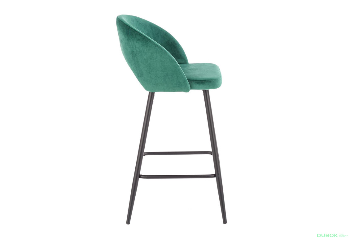 Фото 4 - Barová židle H96 tmavě zelený