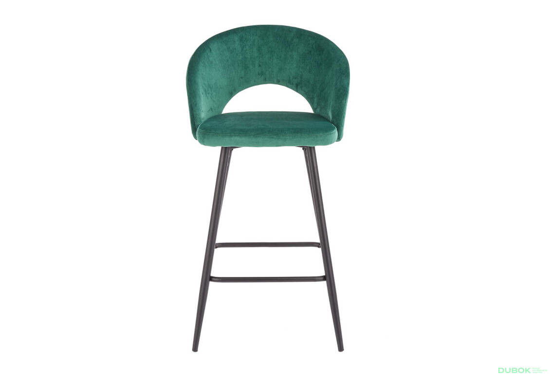 Фото 2 - Barová židle H96 tmavě zelený