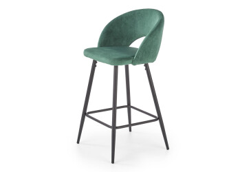 Barová židle H96 tmavě zelený