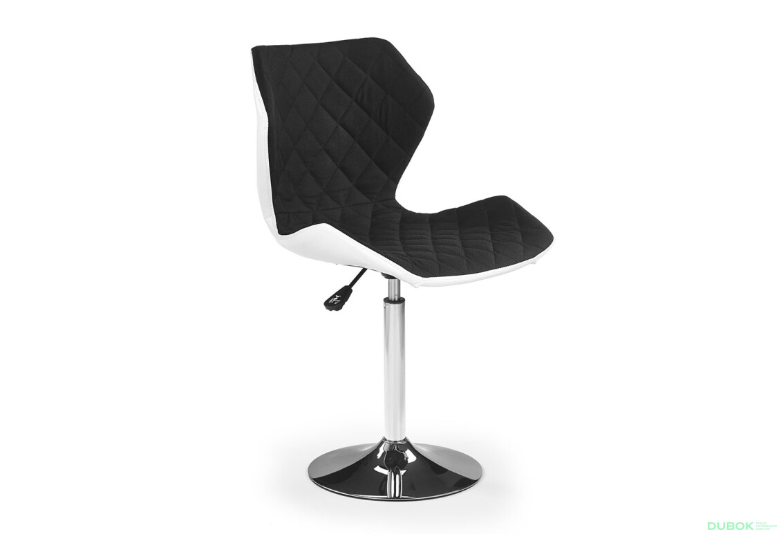 Фото 2 - Barová židle Matrix 2 bíle-černý