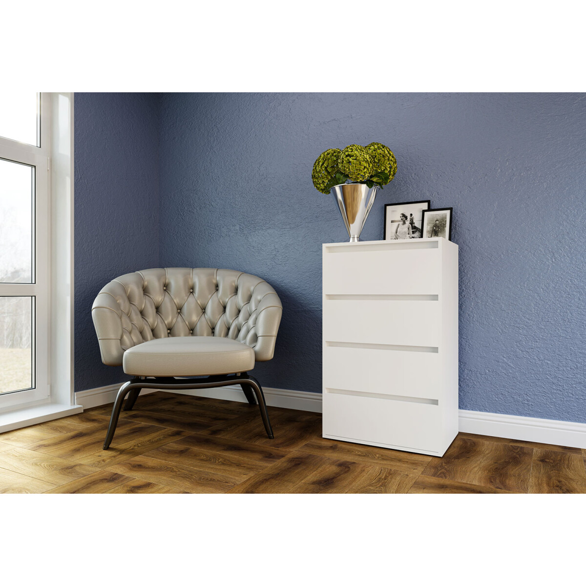 

Komoda se 4 zásuvkami Idea K 60 cm Nymphaea alba