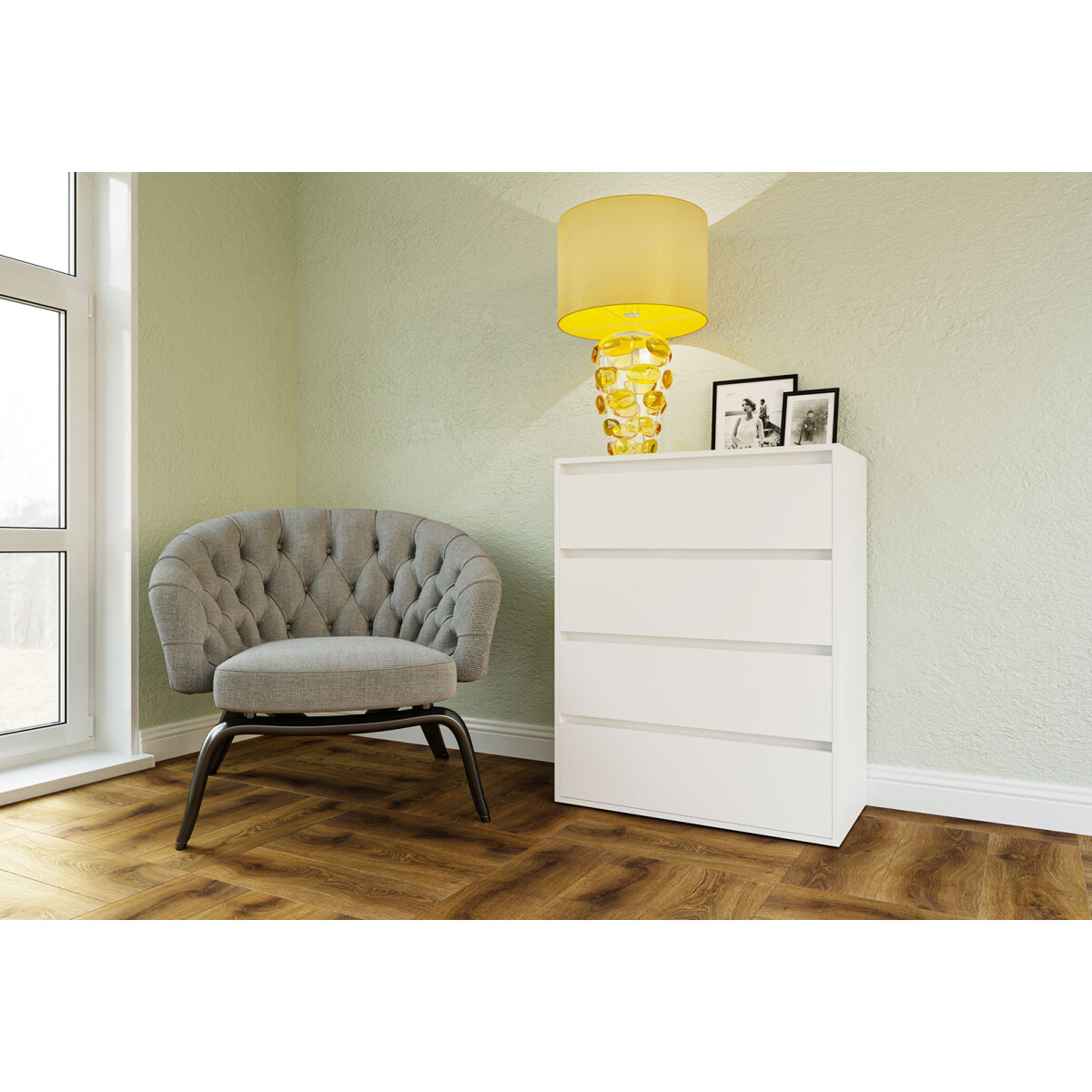 

Komoda se 4 zásuvkami Idea K 80 cm Nymphaea alba