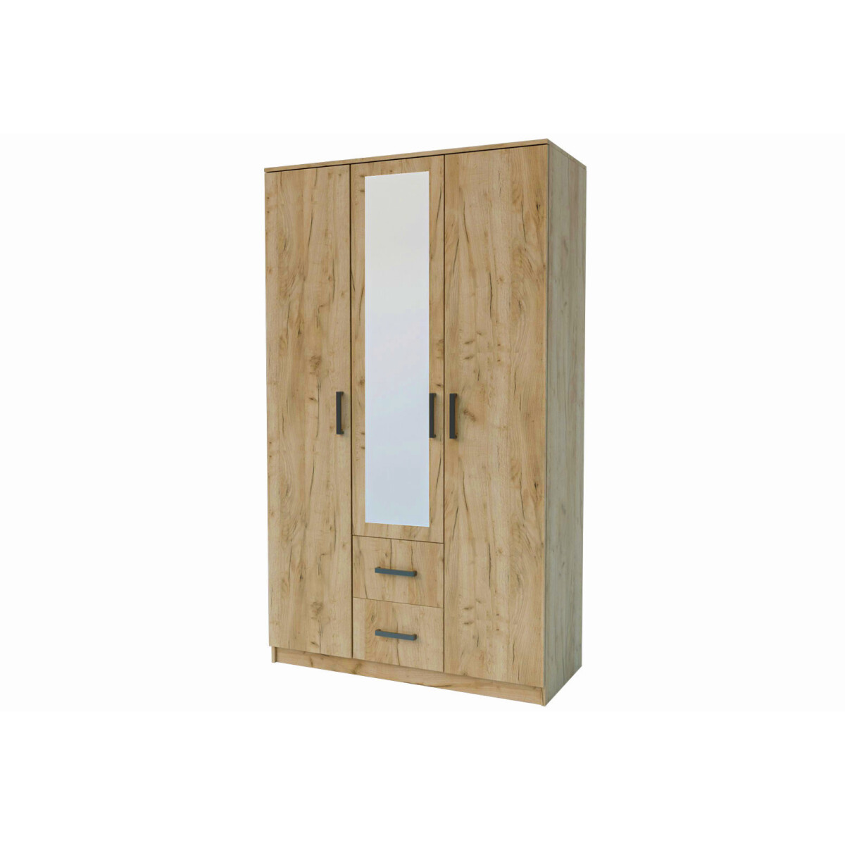 

Skříň třídveřová se zásuvkami Simple 120 cm Dub kraft zlatý