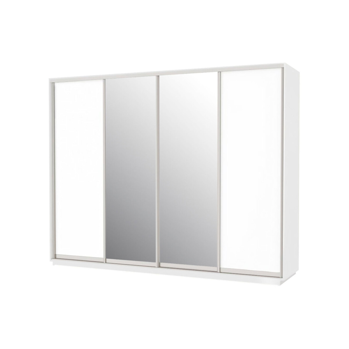 

Skříň s posuvnými dveřmi 2 DTD + 2 zrcada 300x240x60 Nymphaea alba