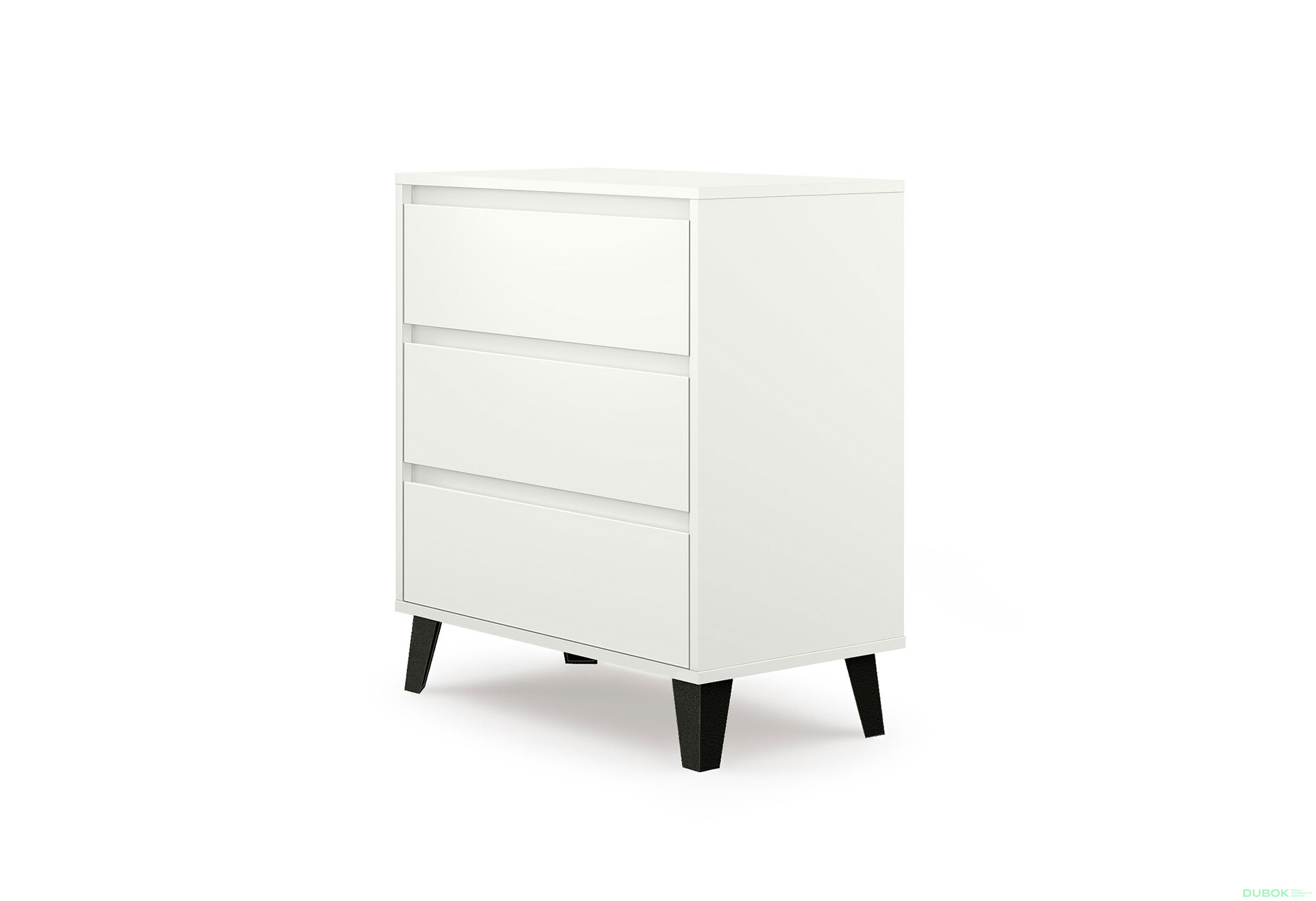 Fotografie 4 - Komoda Borg 3s/70 bílá