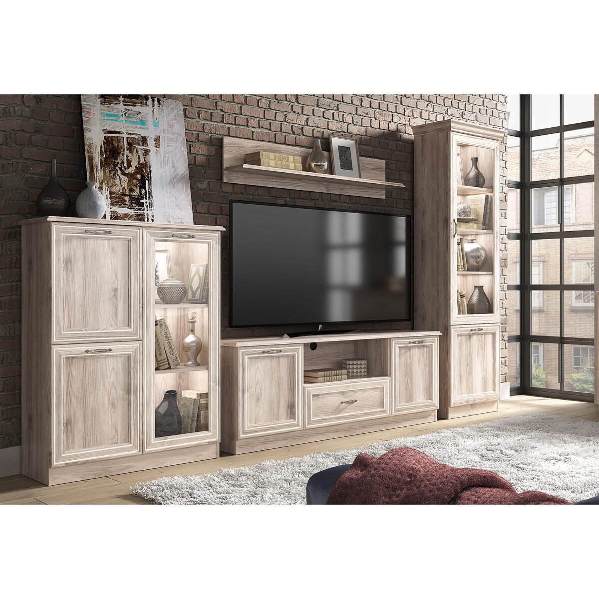 

Vitrína 1d1w kaštan nairobi Lisabon