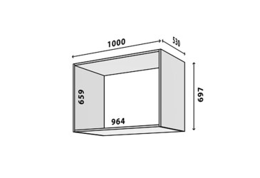 Fotografie Modul № 22 A-1000x697 DTD 18 mm bílý