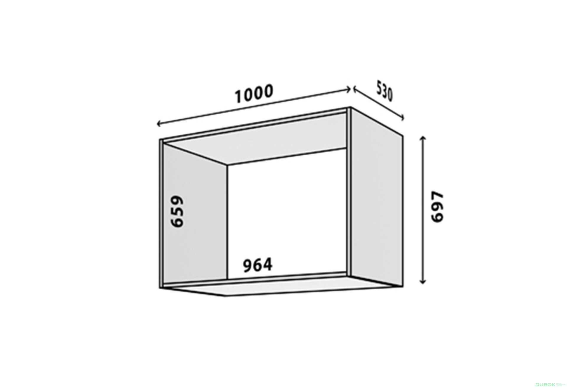 Fotografie 2 - Modul № 22 A-1000x697 DTD 18 mm antracit