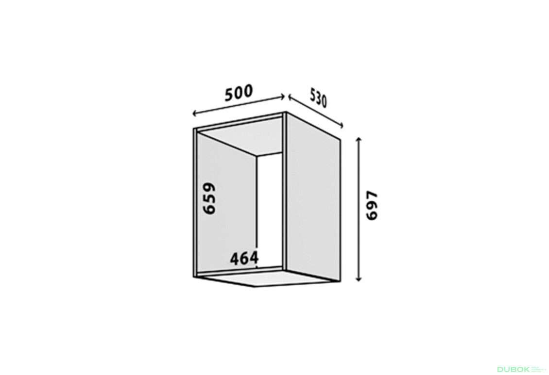 Fotografie 2 - Modul Modus № 12 A-500x697 DTD 18 mm bílý