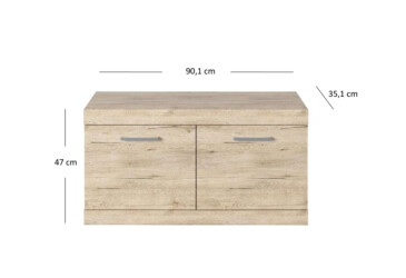 Komoda 2d/90 dub san remo