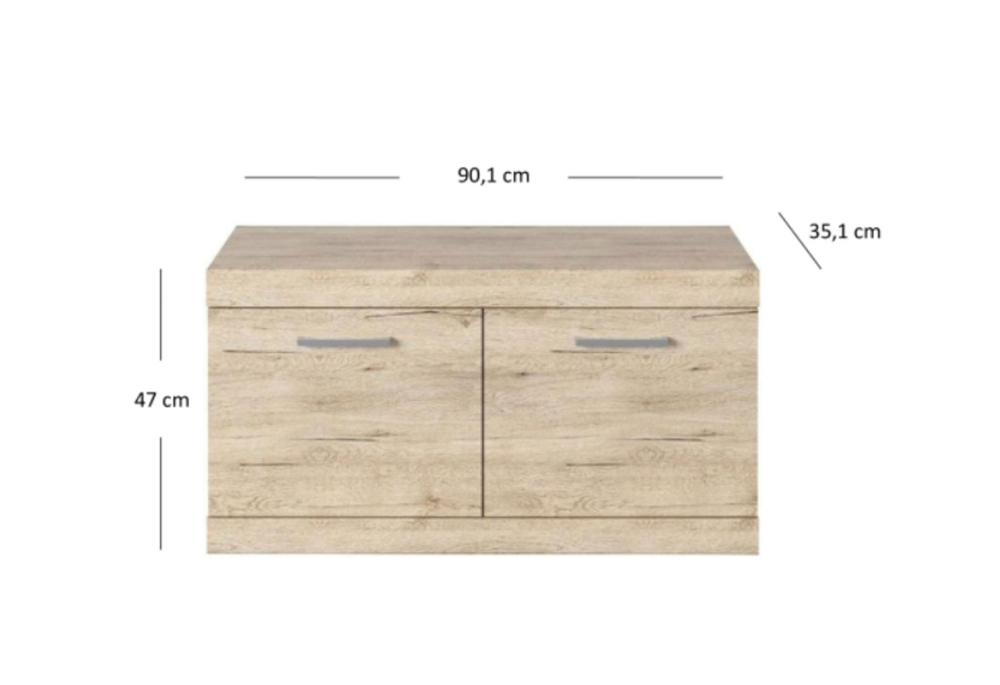 Komoda 2d/90 dub san remo Oskar