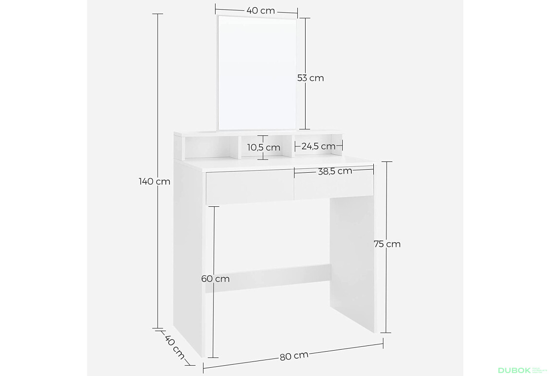 Fotografie 8 - Toaletní stolek - RDT113W01