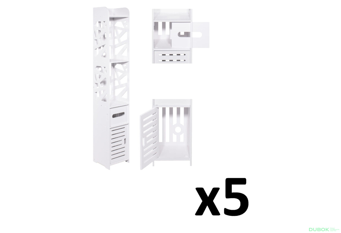 Koupelnová skříňka sloupek 120cm x 5
