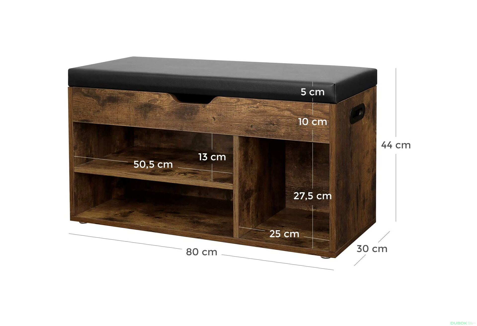 Fotografie 8 - Podrobně o Skříňka na boty se sedákem - LHS30BX