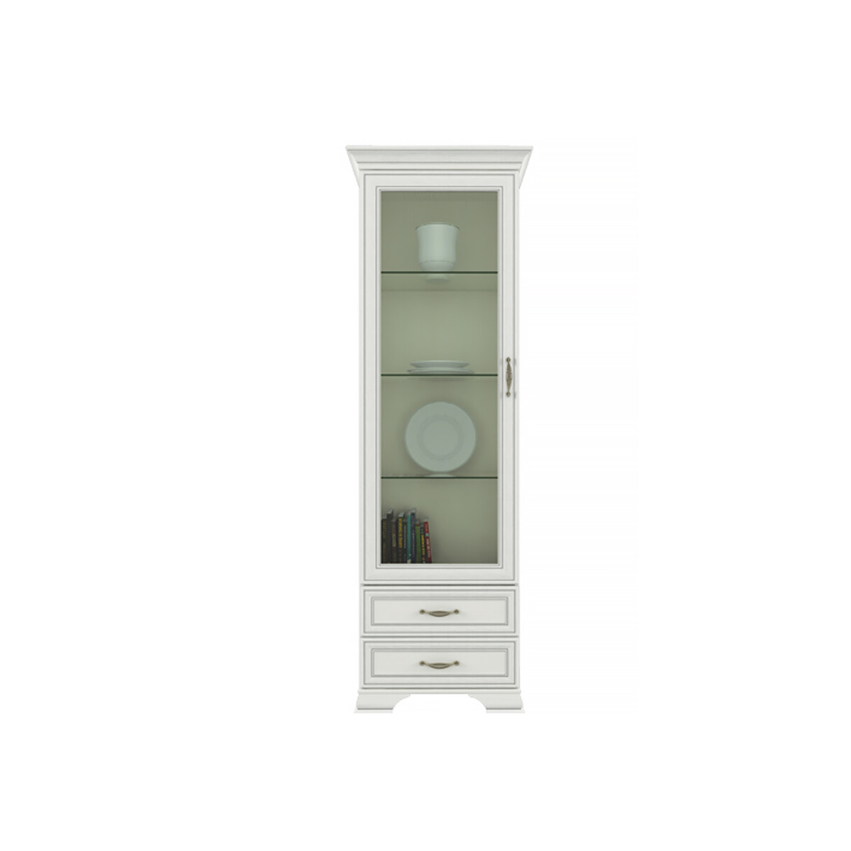

Vitrína 1w2s woodline krém Tiffany