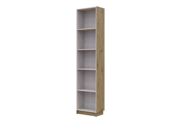 Regál otevřený Dale 52х28х220 dub artisan / kašmír