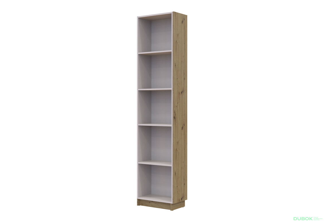 Regál otevřený Dale 52х28х220 dub artisan / kašmír