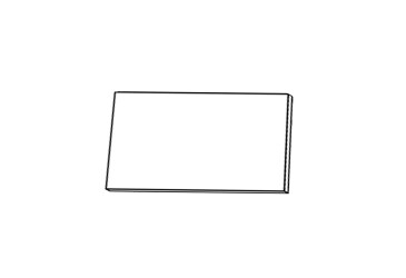Fasáda 45V 1dveřové Plynový zvedák 450mm Leo