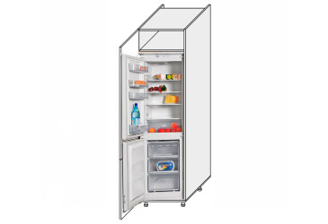 Skříň 60PХ/2320 na chladničku Pro Blum Mary