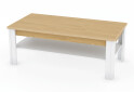 Фото 1 - Konferenční stolek 120 dub kamenný / bílý Valles Mebel Bos