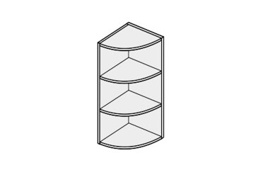 Korpus 30V 1 dv Zakončení Radiusové 720mm