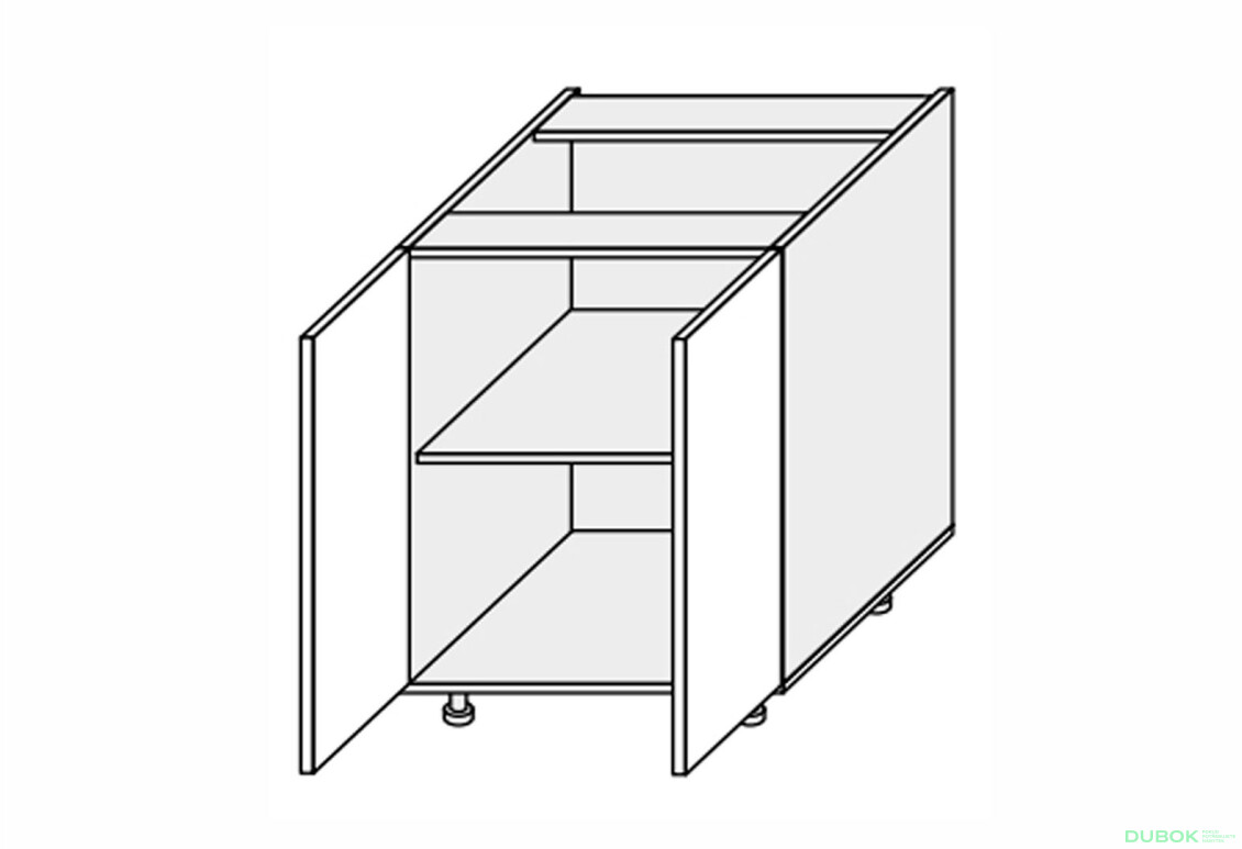 Spodní 80N/820 2dv Pro Blum Millenium Premium