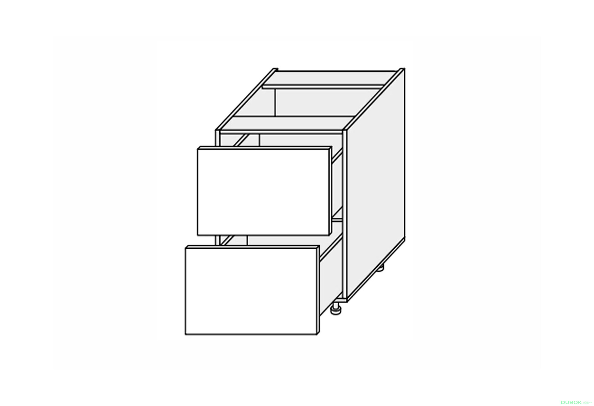 Fotografie 1 - Dno 80N2ŠX/820 Pro Hettich Vintage