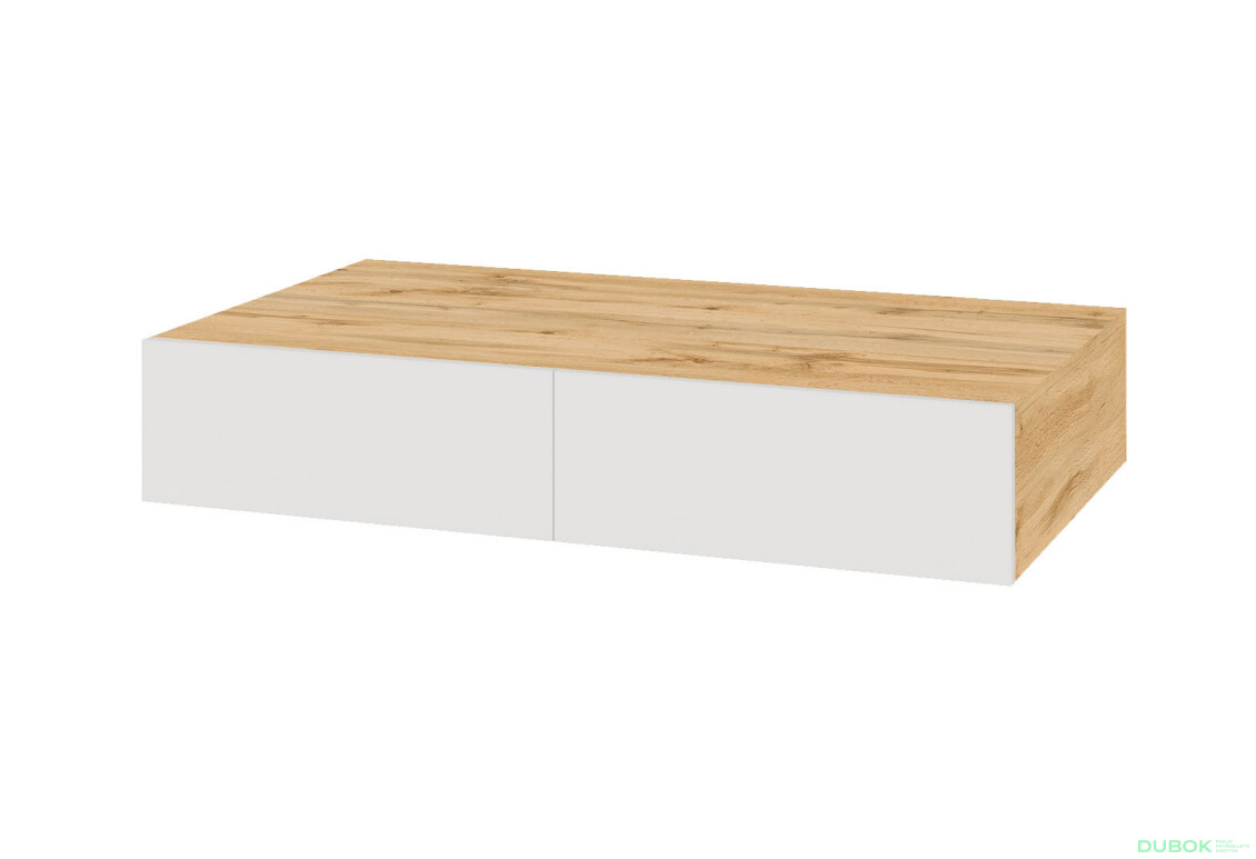 Psací stůl 100 cm dub apalačský / nymphaea alba Space