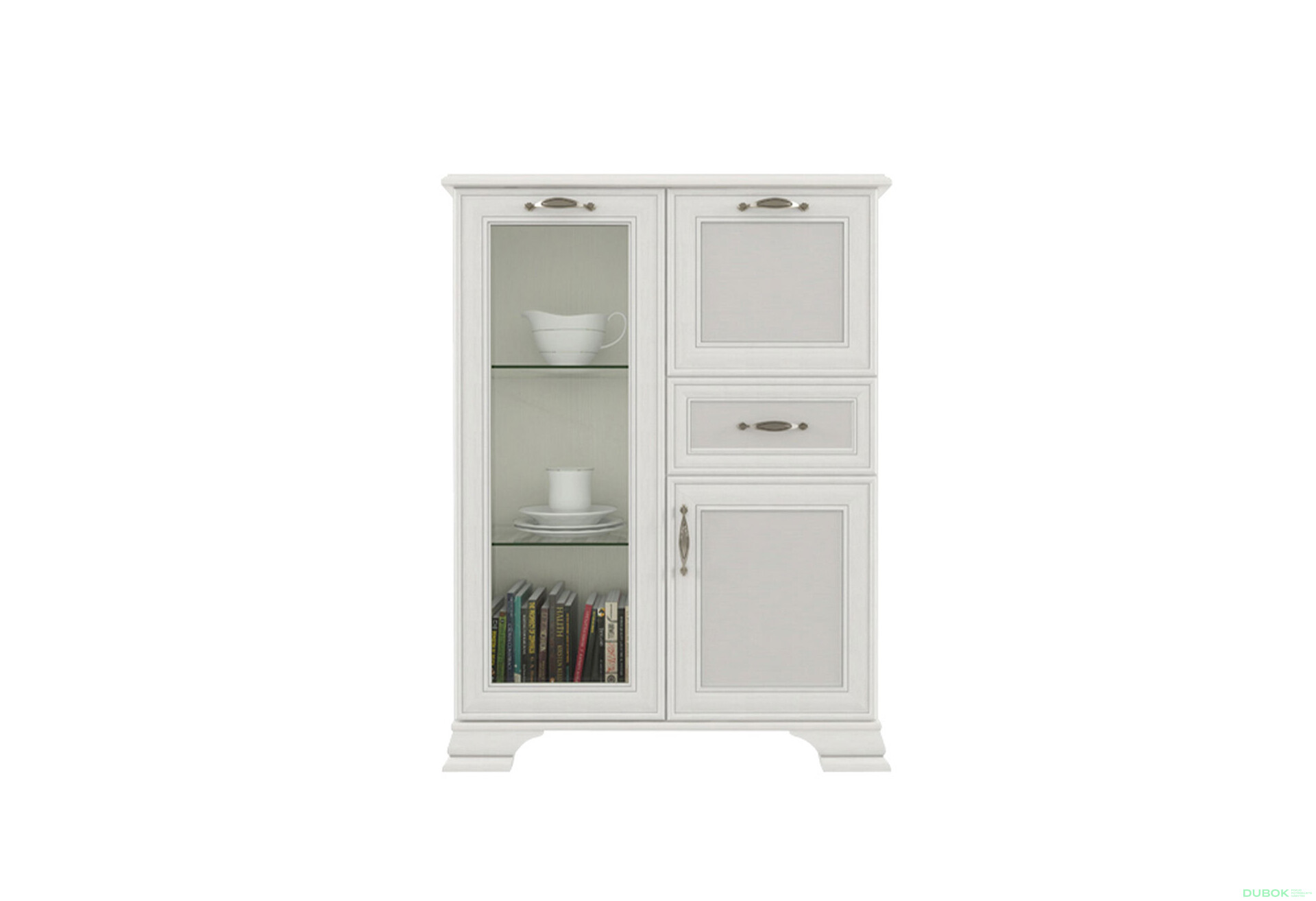 Komoda s barem 1d1w1s1b fineline crema Tiffany II - Fotografie 1 Fotografie 1 - Komoda s barem 1d1w1s1b fineline crema Tiffany II